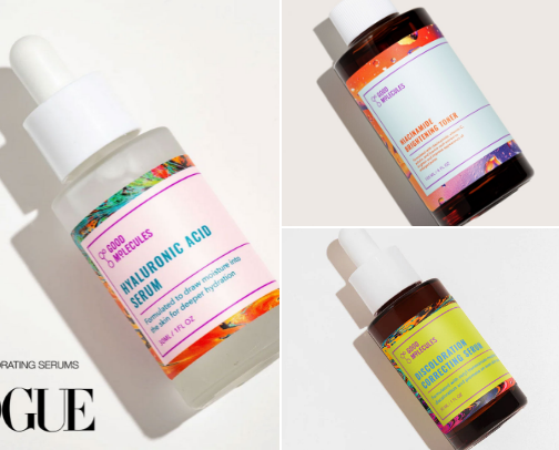 Skin care products for sensitive skin cover photo collage