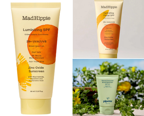 Non Toxic Sunscreens🤍☀️ cover photo collage