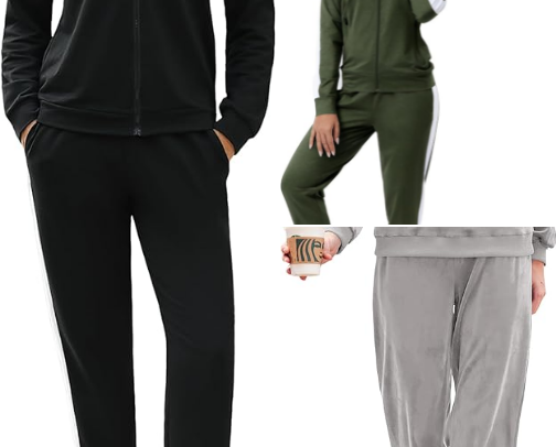 Top 10 Women's Tracksuit Sets with Pockets on Amazon cover photo collage