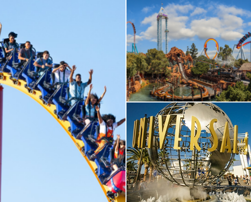 The Best Theme parks cover photo collage