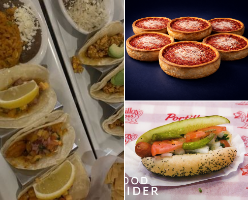 Chicago restaurants cover photo collage
