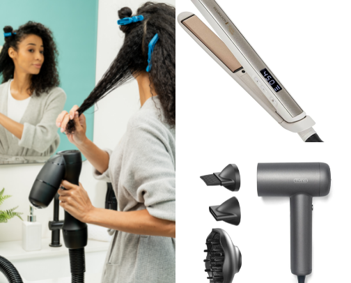 Must Have Hot Tools for Salon Results at Home💇🏾‍♀️ cover photo collage
