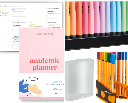 Learning is easier when your equipment is nicer💕📖 cover photo collage