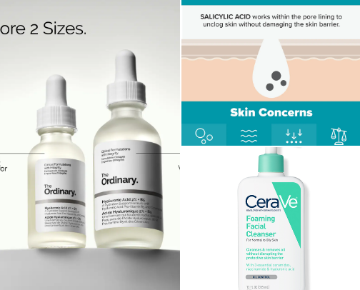 My skincare routine for sensitive skine without irritation cover photo collage