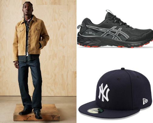 Men's fashions for all ages cover photo collage
