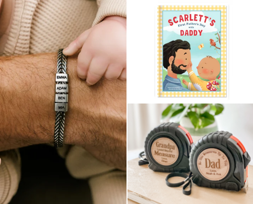Personalized Fathers Day Gifts cover photo collage