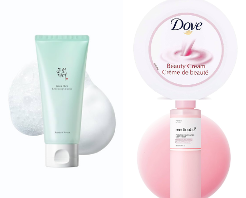 QUICKEST WAY TO GLASS SKIN cover photo collage