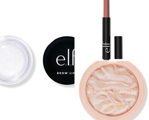Products in my current makeup bag cover photo collage