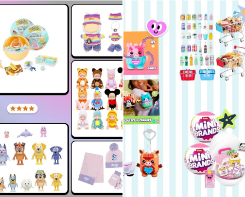 Christmas Stocking Stuffers for Kids cover photo collage