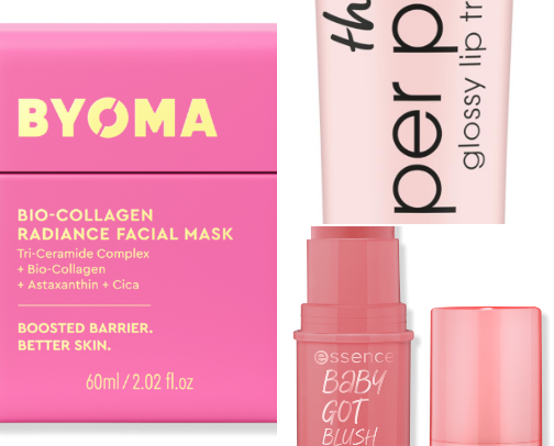 Favorite affordable skincare  and make-up products cover photo collage