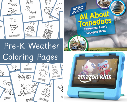 Comfort for Littles with Storm Anxiety ⛈️ cover photo collage