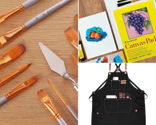 How to Start Your Painting Journey Without Breaking the Bank! cover photo collage