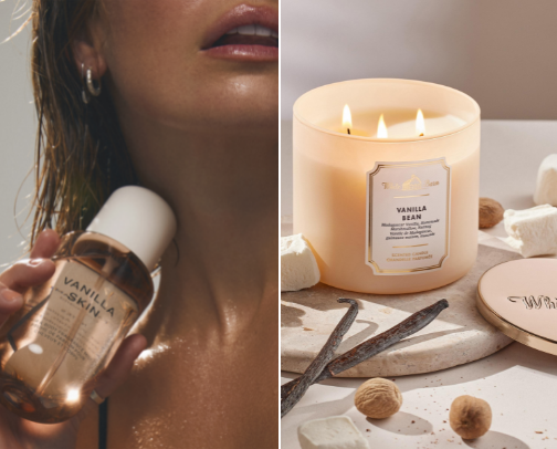 Vanilla products for my vanilla girls🍦🤍 cover photo collage