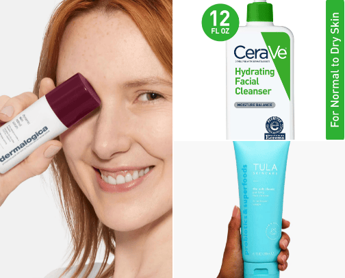 Skincare / Face cover photo collage