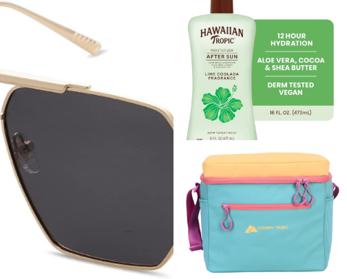 summer essentials ☀️👙⛱️ cover photo collage
