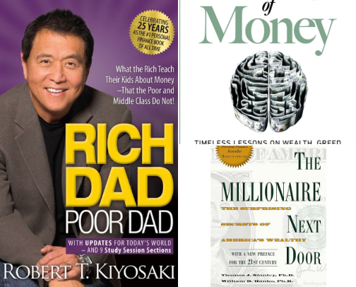 If you're tired of money advice that feels confusing or preachy, this list is for you.These 10 books helped me go from clueless to actually understanding budgeting, investing and mindset. No finance degree needed- each book gives practical steps you can use this week. Start with number 1 if you're a complete beginner cover photo collage