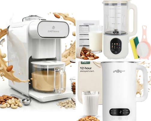 Top 10 Nut Milk Makers to buy cover photo collage