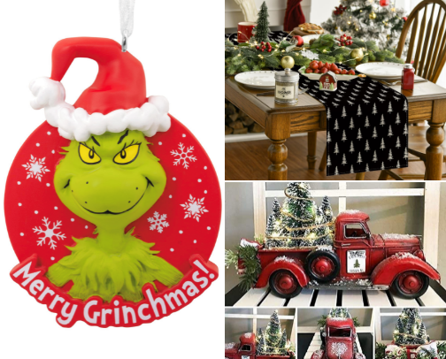 Christmas decor 🎄🎅 very festive cover photo collage