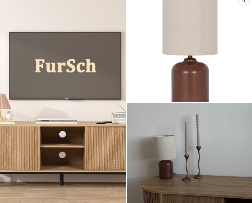 Entertainment center decor cover photo collage