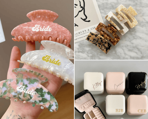 Beautiful feminine elegant yet fun accessories cover photo collage