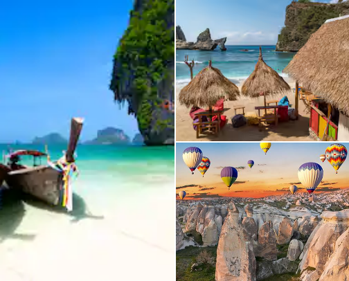 Holiday Bucketlist 🌄 cover photo collage
