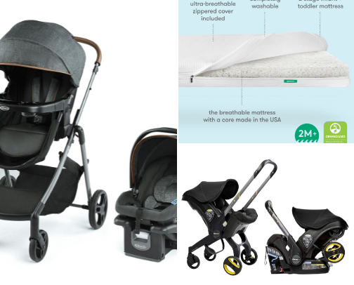 Deinfluencing you about baby items from a first time mom cover photo collage