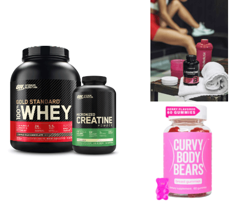 Protein and Vitamin Fitness🏋🏼‍♀️ cover photo collage
