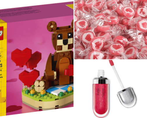 Pink valentines cover photo collage