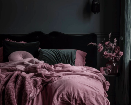 Dark Feminine Bedroom cover photo collage