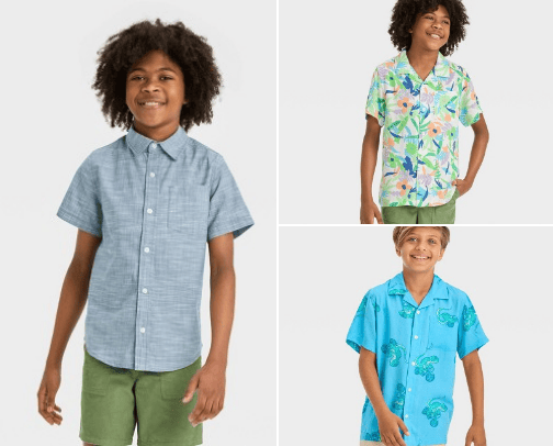 Boys Spring Shirts cover photo collage