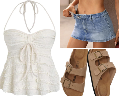 Summer outfit inspiration cover photo collage