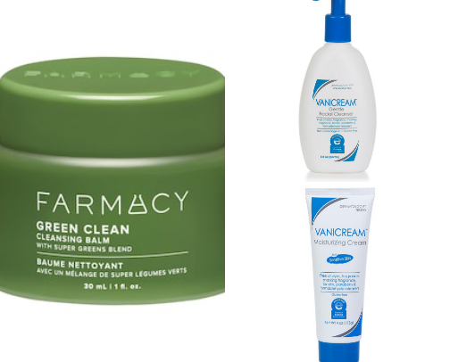 Skincare Favorites for Dry & Sensitive Skin cover photo collage