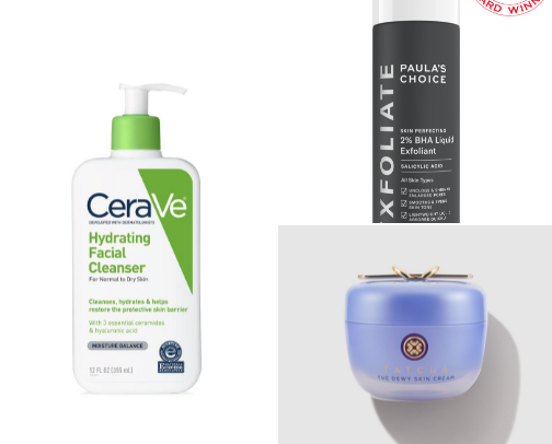 Holy Grail Skincare Routine: Budget & High-End Essentials cover photo collage