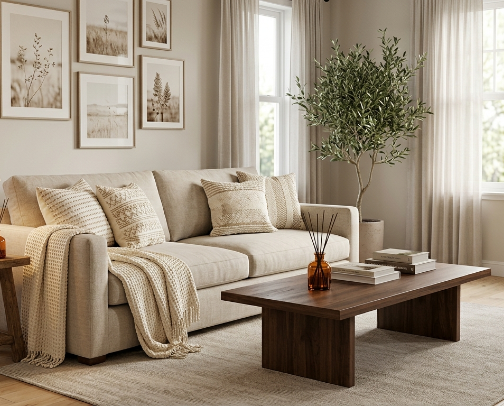 HomE & LiVinG : Decor Minimalist 
Aesthetic & CzoyLiving Room Upgrades cover photo collage