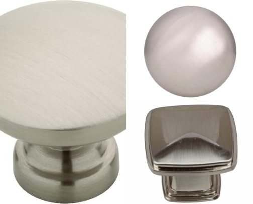 I Replaced My Gold Bathroom Hardware With Brushed Nickel and Skipped the Remodel cover photo collage