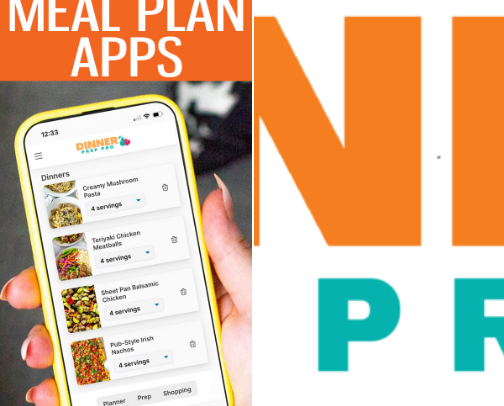 Meal Planning App cover photo collage
