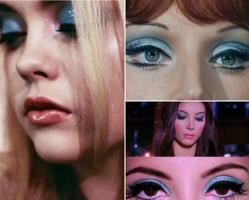 dreamy & ethereal blue eyeshadows 🩵💙 cover photo collage