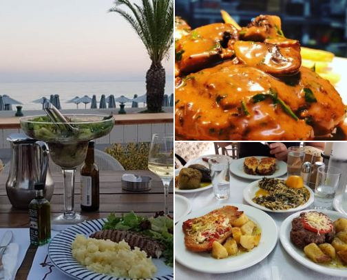 Best food/coffee spots in Kalamata! cover photo collage
