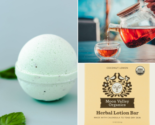 Herbal products cover photo collage