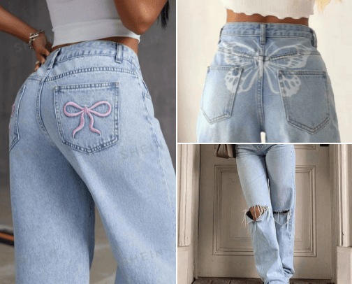 Jeans, pants, trousers and sweatsuit for all of you 🌸 cover photo collage