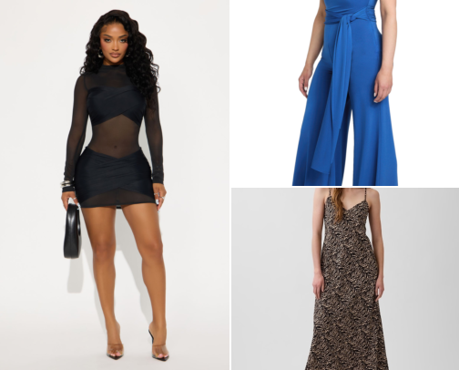 Chic Dresses & Jumpsuits cover photo collage