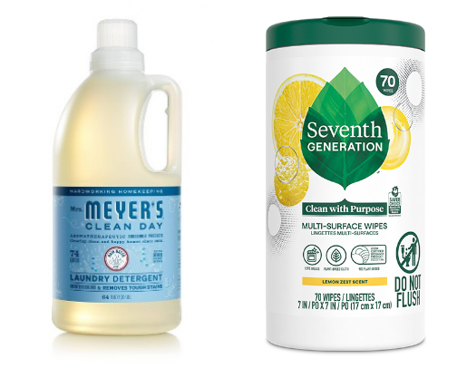 My top natural cleaning products cover photo collage