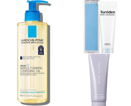 Skincare Products for glowy skin cover photo collage