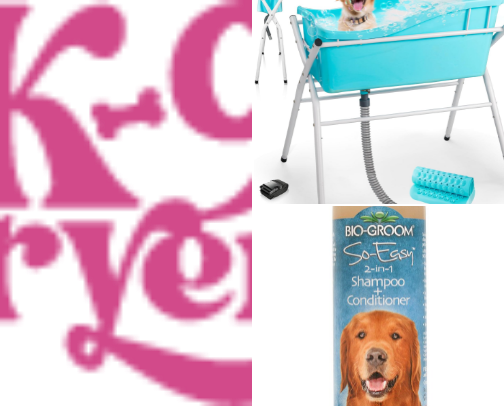 At home dog grooming must haves cover photo collage