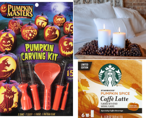 Instacart Fall Pantry & Cozy Home Must-Haves cover photo collage