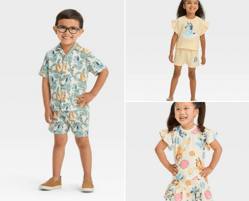 Target Toddler Bluey Clothes cover photo collage