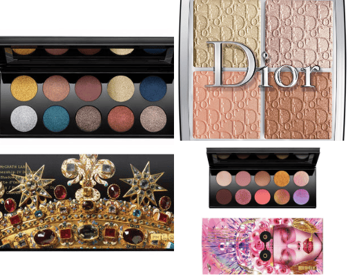 Eyeshadow cover photo collage