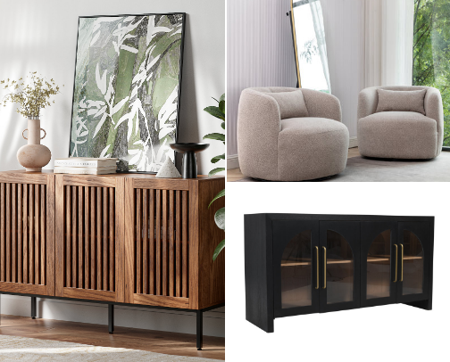 Accent Tables & Small Furniture cover photo collage