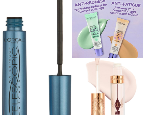 clean acne covering makeup! cover photo collage