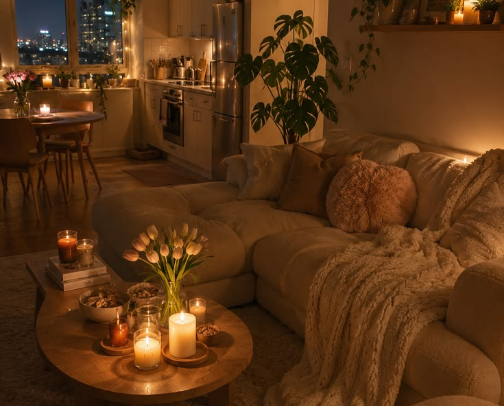 THE PERFECT
COZY NIGHT
ROUTINE: Everything You Need for the Perfect Cozy Night Routine 🌙 cover photo collage